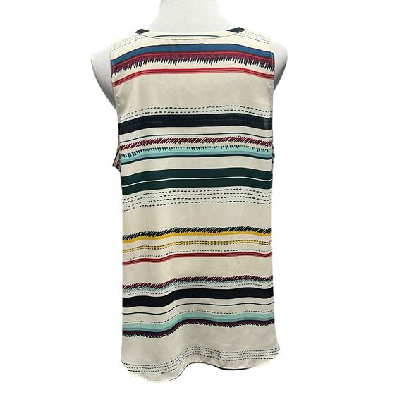 Van Heusen striped sleeveless professional blouse top SIZE XL - Picture 3 of 6
